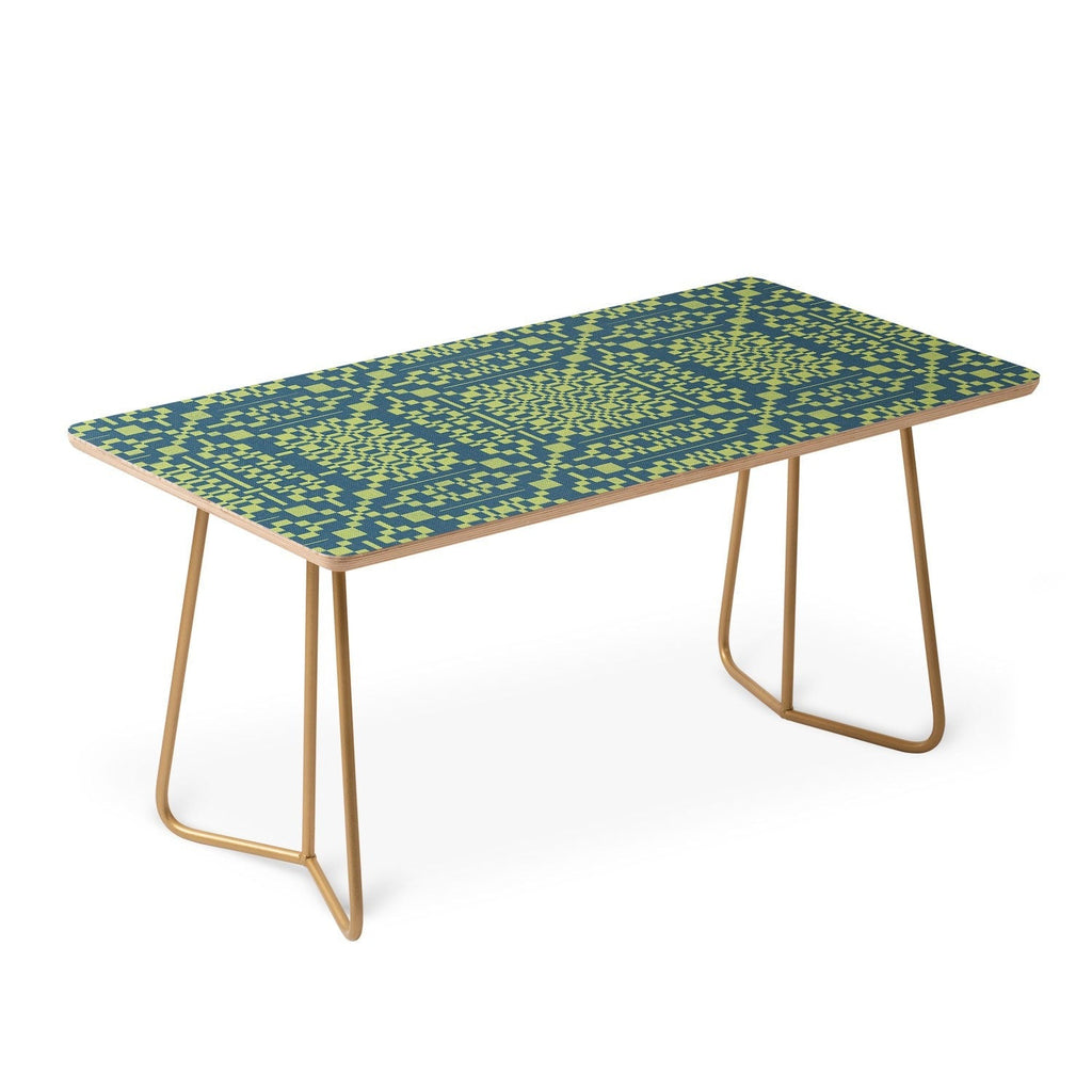 Marta Barragan Camarasa Nostalgic Grid Design Coffee Table