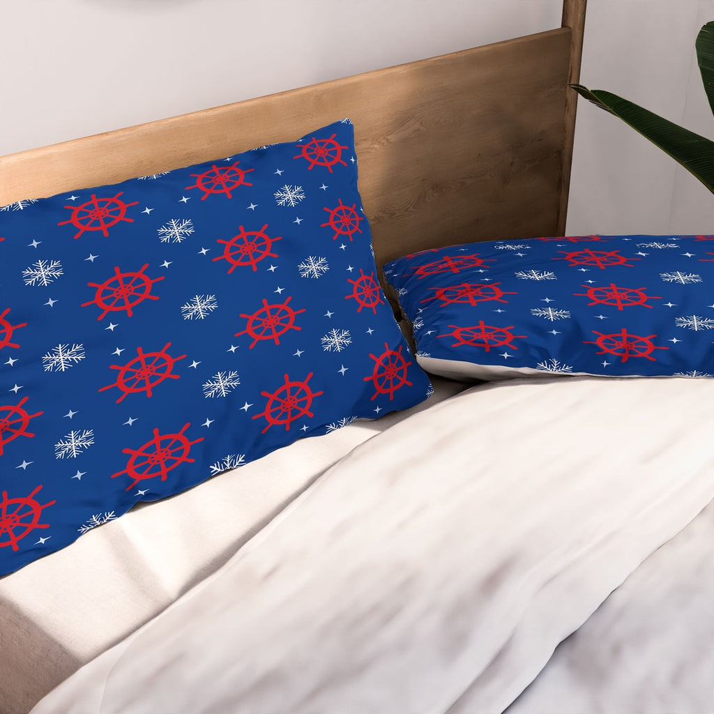 Design by Spark Holiday Helms and Snowflakes Pillow Shams