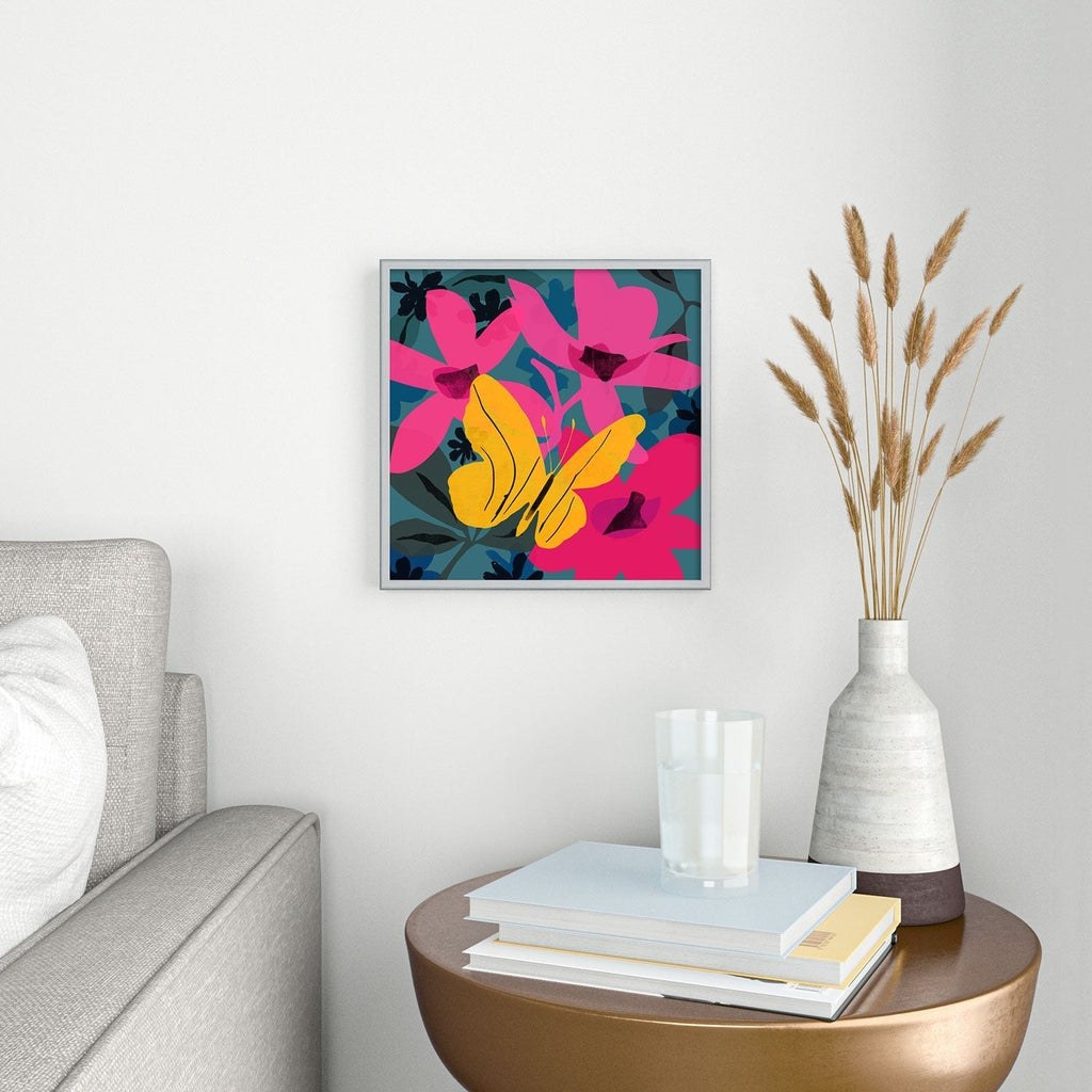 Garima Dhawan wild 1 Square Metal Framed Art Print