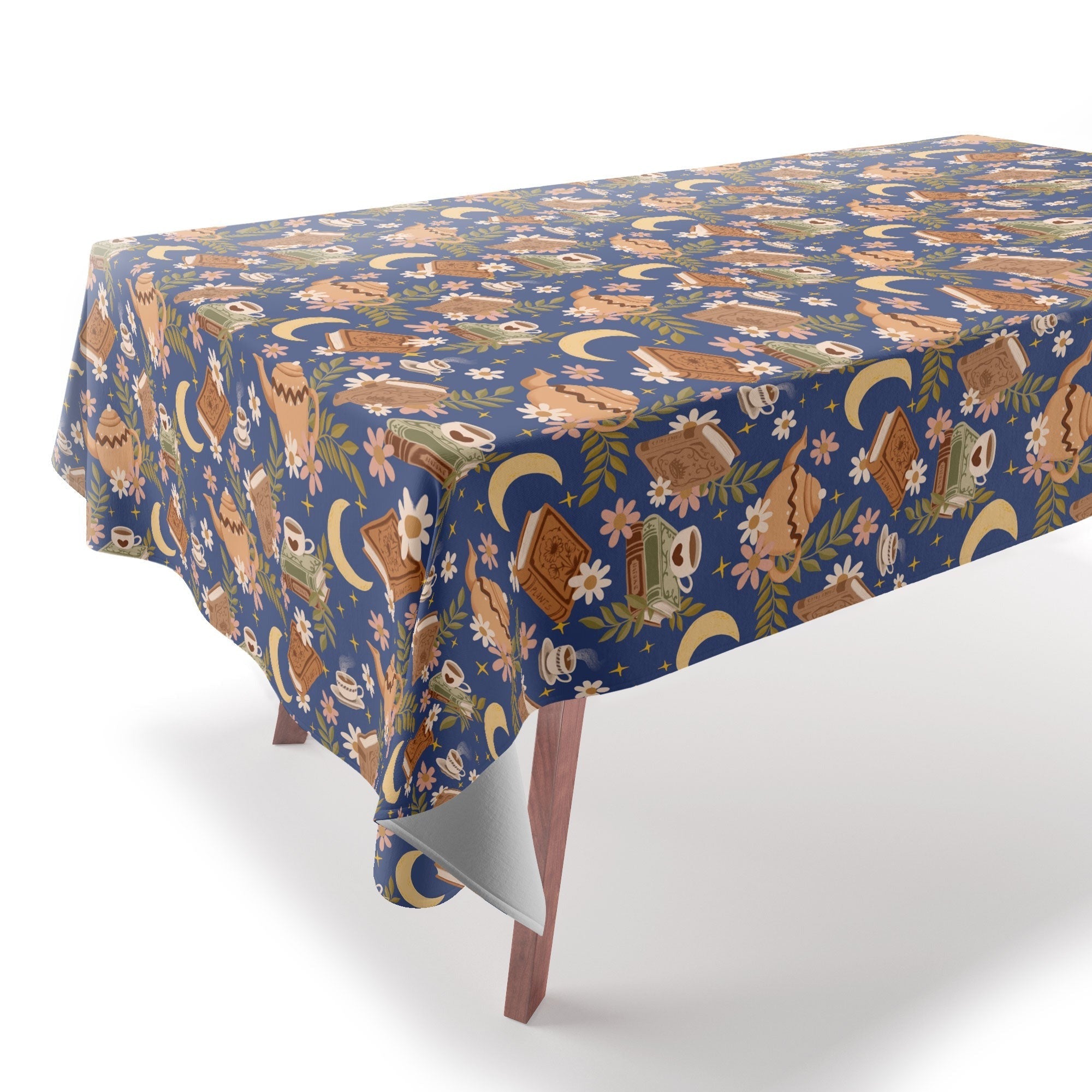 Avenie Moonlit Reading Nook II Tablecloth