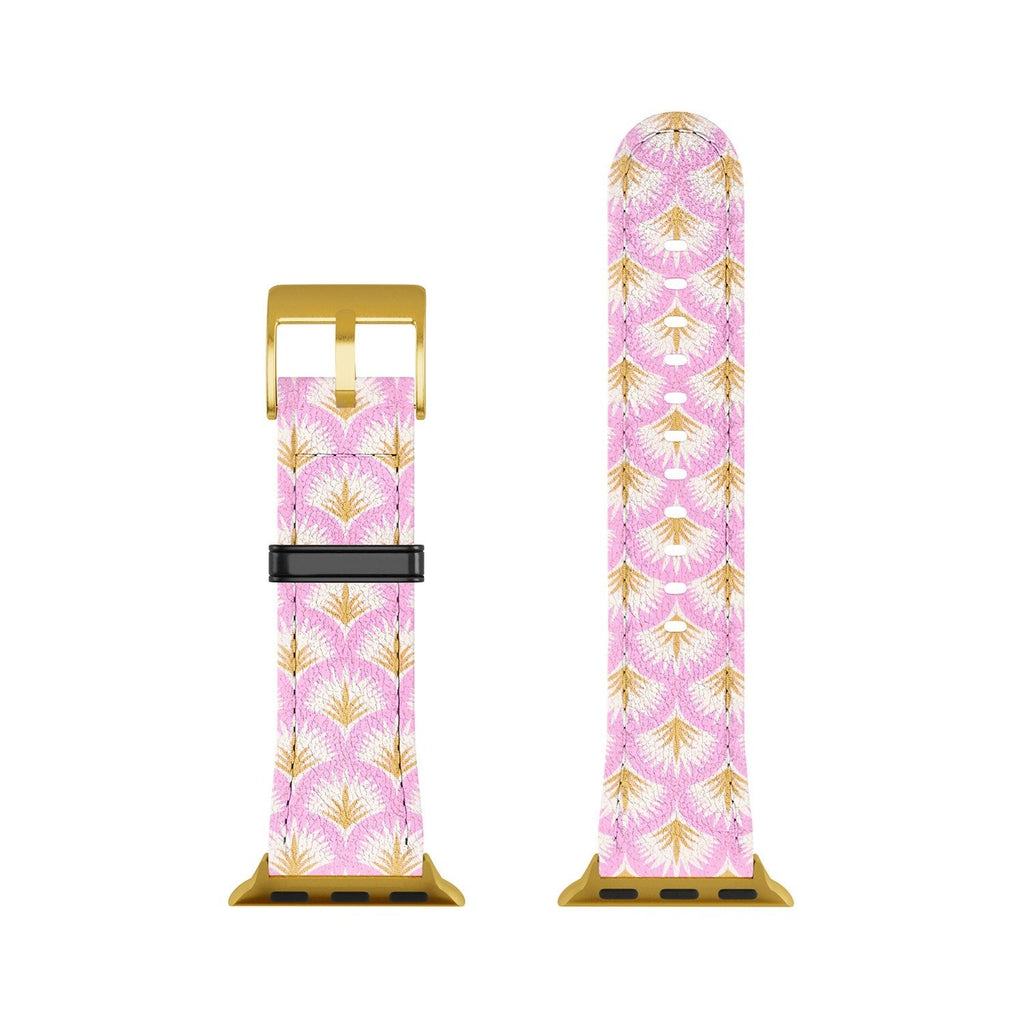 Jennifer Labre Pink Palmetto Apple Watch Band