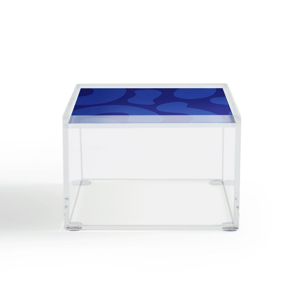 Camilla Foss Blue Pebble Acrylic Box