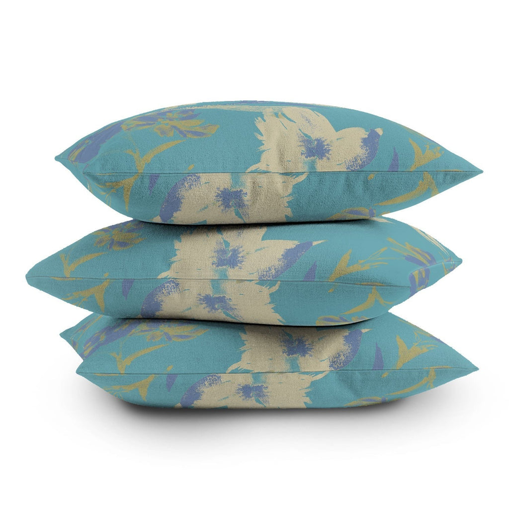 Gabriela Fuente Emma Floral Outdoor Throw Pillow