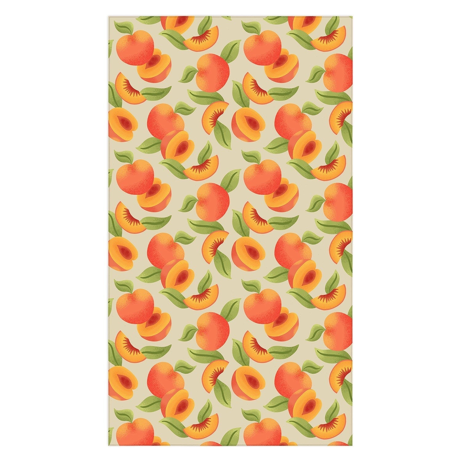 Jessica Molina Peach Pattern Tablecloth