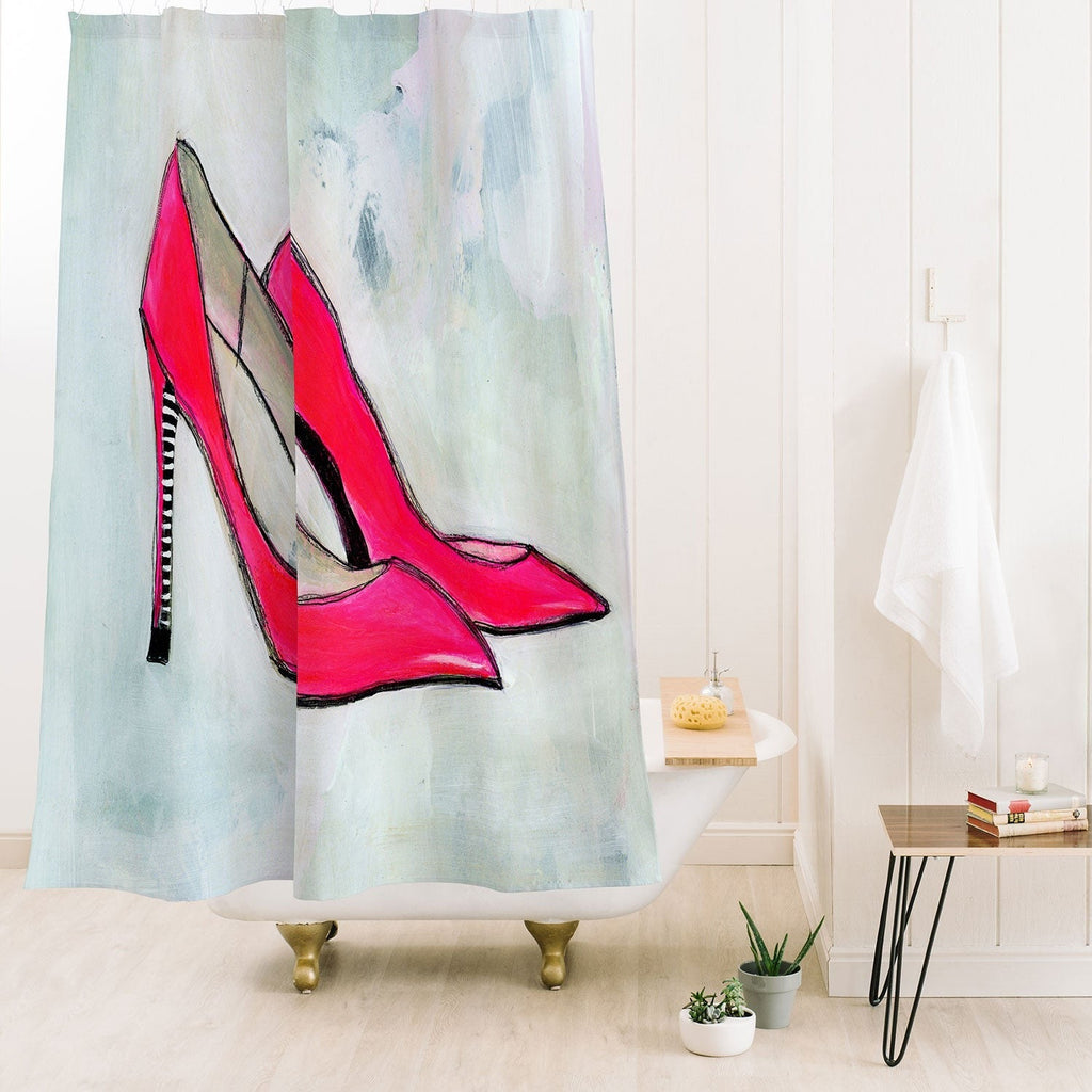 Sophia Buddenhagen Neon Walk Shower Curtain