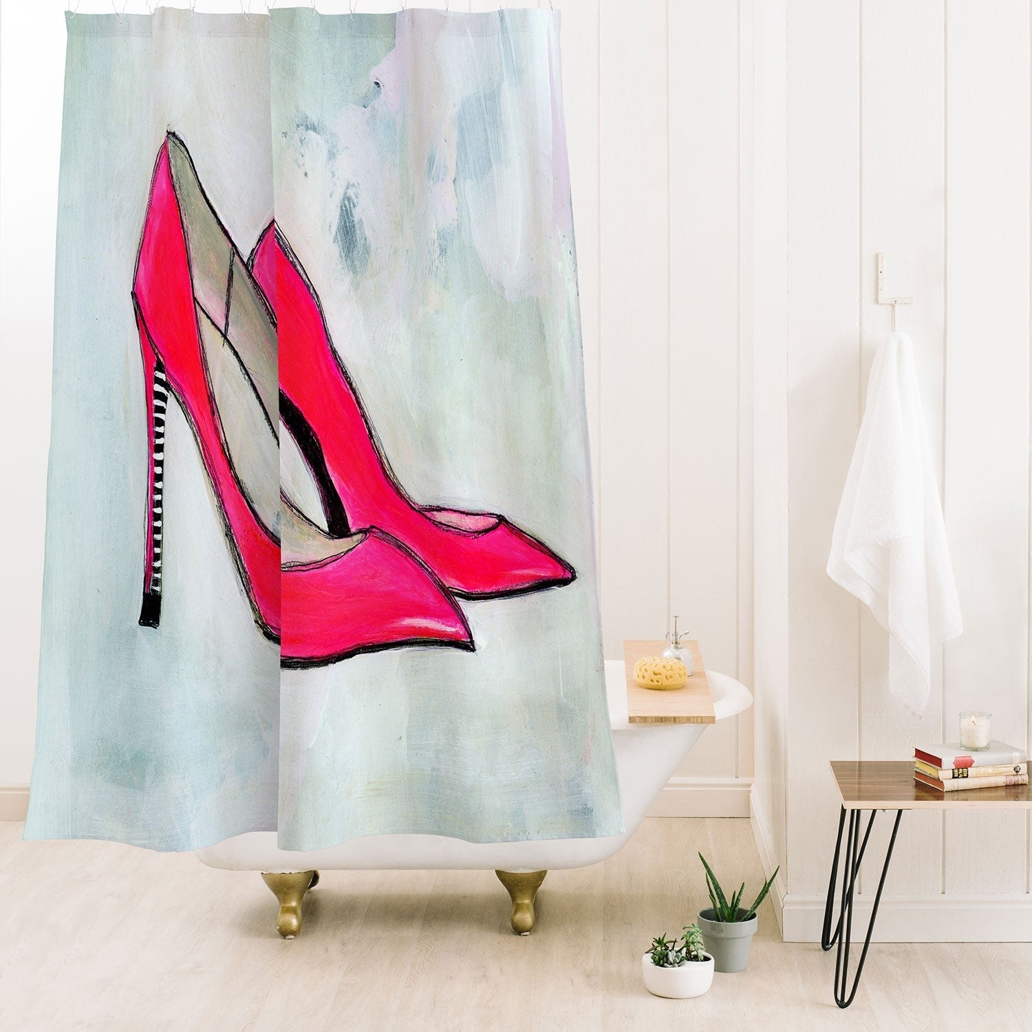 Sophia Buddenhagen Neon Walk Shower Curtain