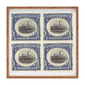 DENY Designs 1901 1c Fast Lake Navigation Stamps Square Tray