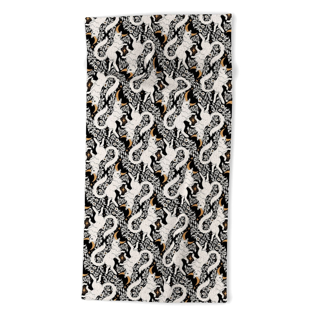 Avenie Celestial Cats Gold Beach Towel