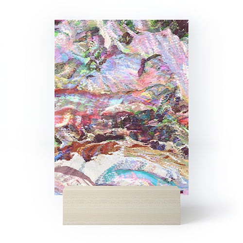 83 Oranges Sequin Haze Mini Art Print