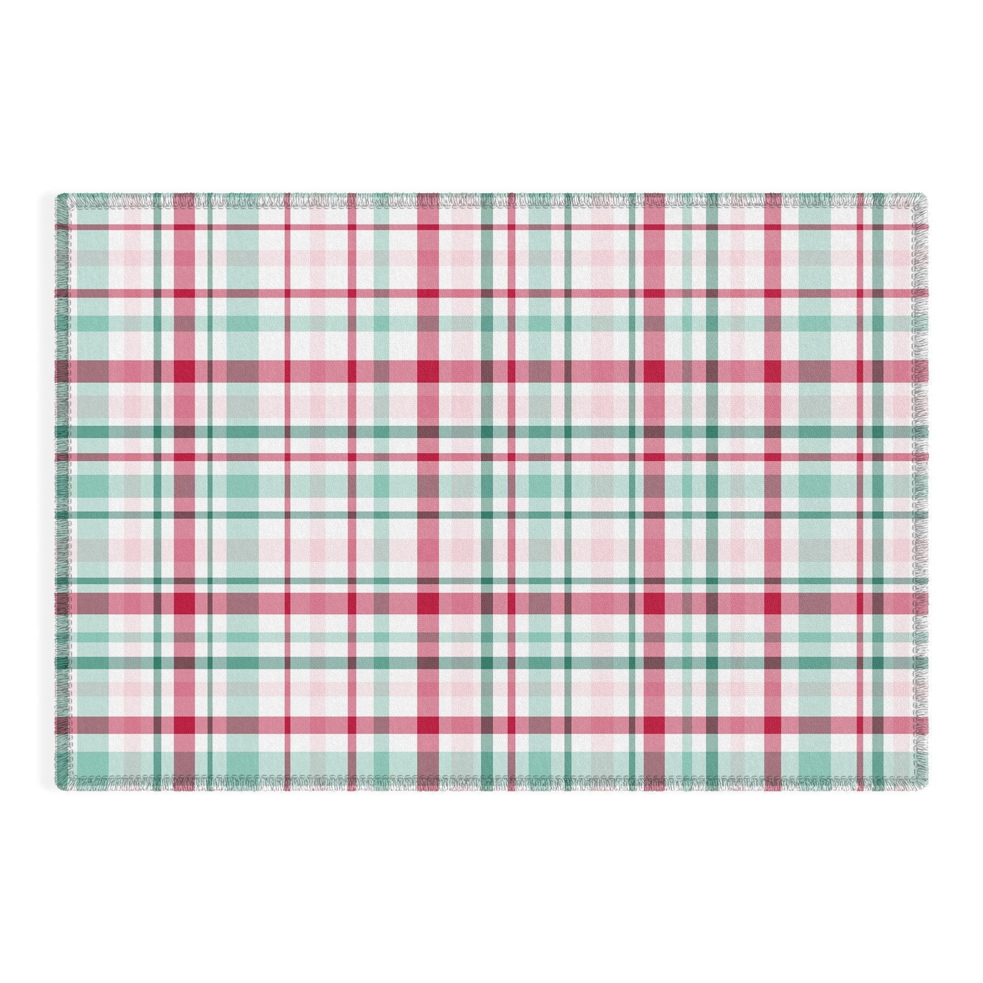 Lisa Argyropoulos Merry Vintage Plaid Outdoor Rug