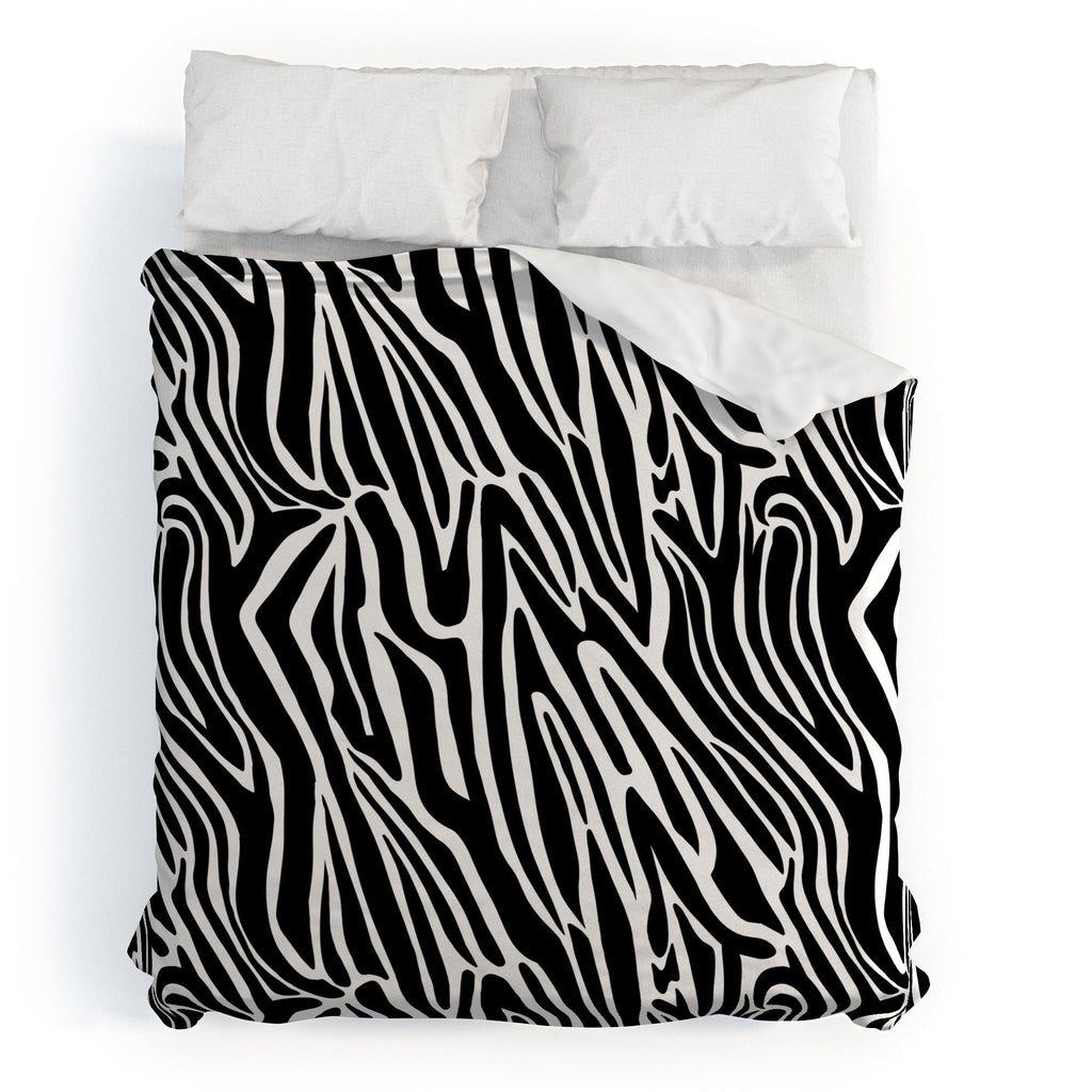 Jennifer Labre Wild Zebra Duvet Cover