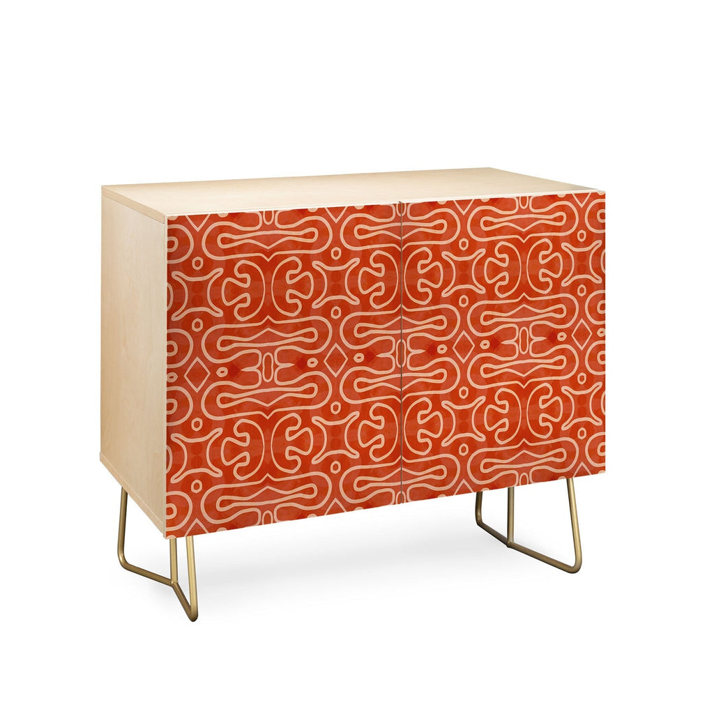 Mirimo Venexiana Burnt Orange Credenza