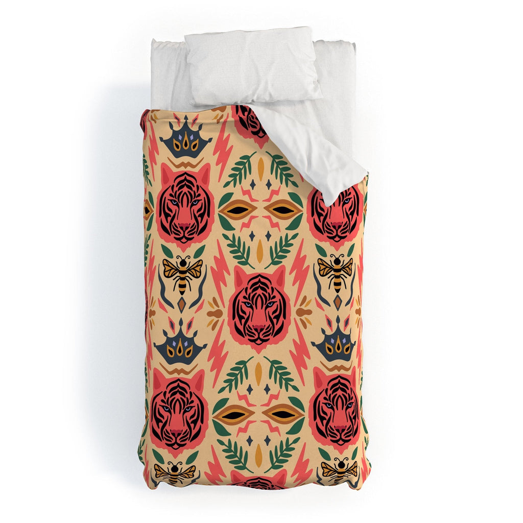 Design by Spark Tigress Queen Bee Duvet Cover
