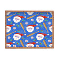 Design by Spark Sporty Baseball Santa Rectangular Tray
