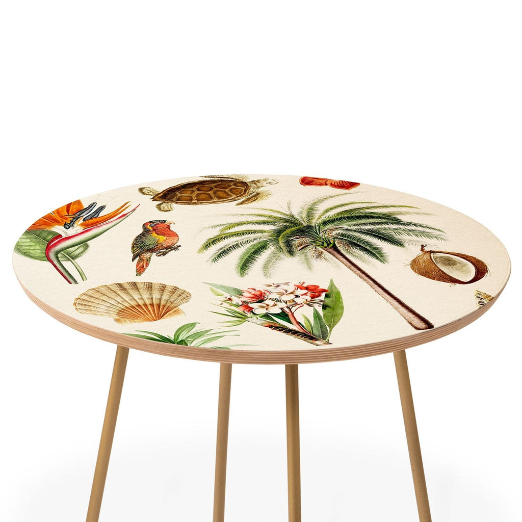 Gal Design Hawaii Collection Round Side Table