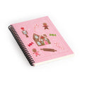 carriecantwell Sweet Christmas Holidays Spiral Notebook