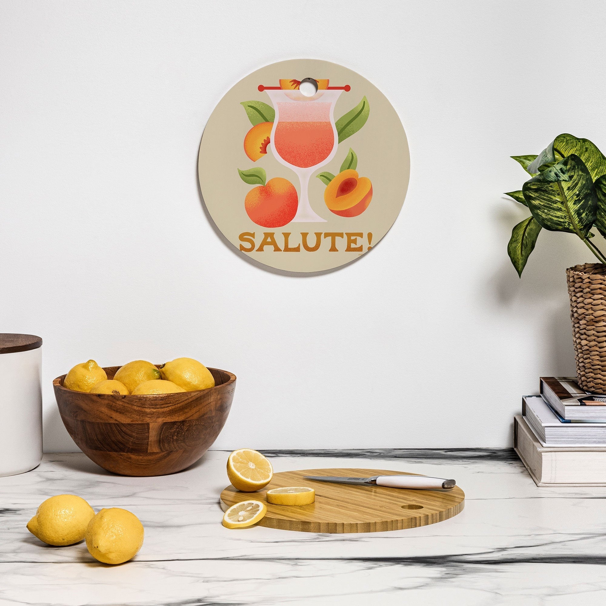 Jessica Molina Bellini Cutting Board Round