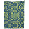 Marta Barragan Camarasa Nostalgic Grid Design Tapestry