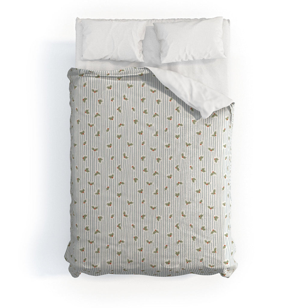 CoastL Studio Hand Drawn Holly Stripe Comforter