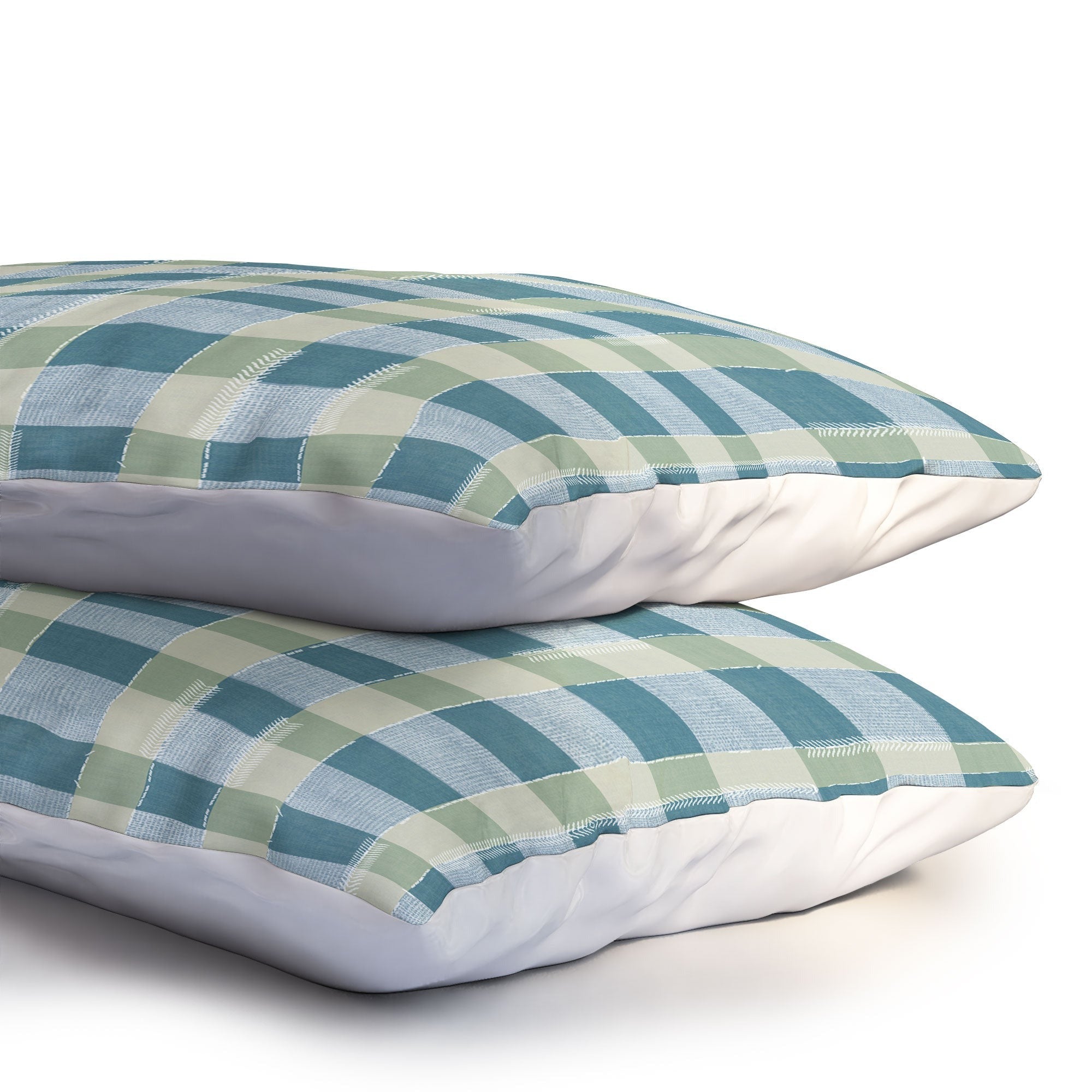 Marta Barragan Camarasa Country Style Checks Pillow Shams