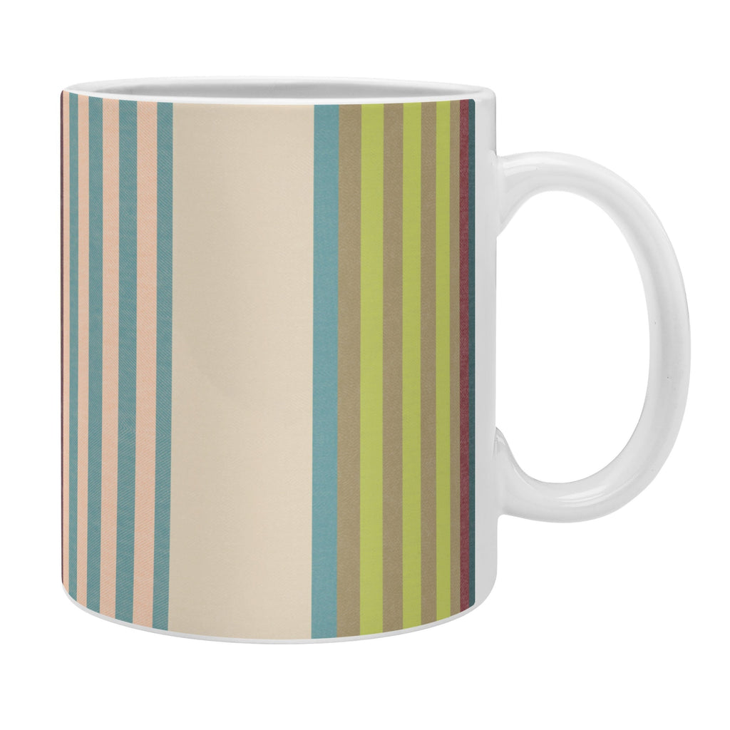 Marta Barragan Camarasa Colorful Stripe Delight Coffee Mug