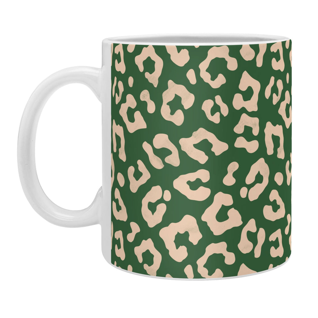 Avenie BR Cheetah Print In Green Coffee Mug