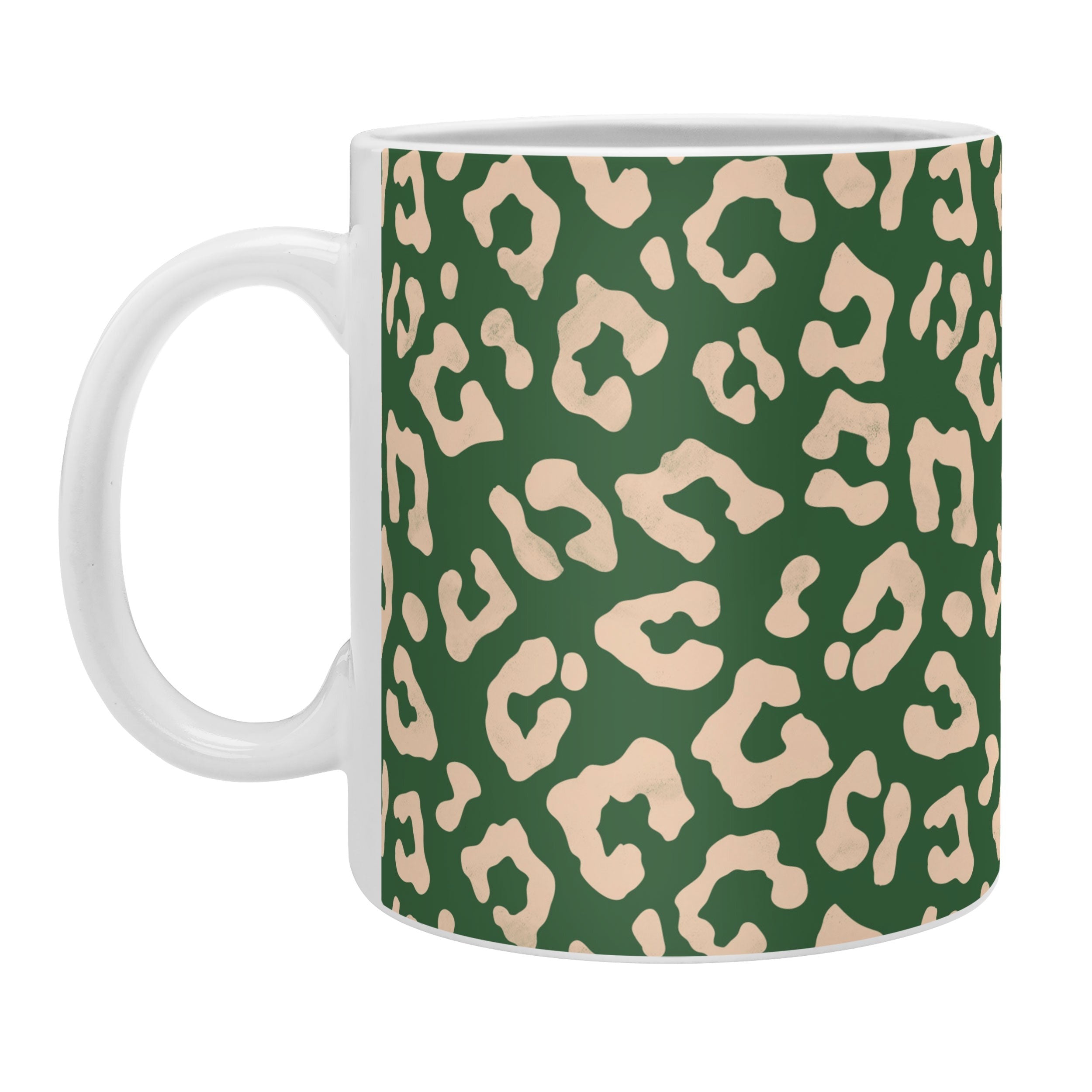 Avenie BR Cheetah Print In Green Coffee Mug