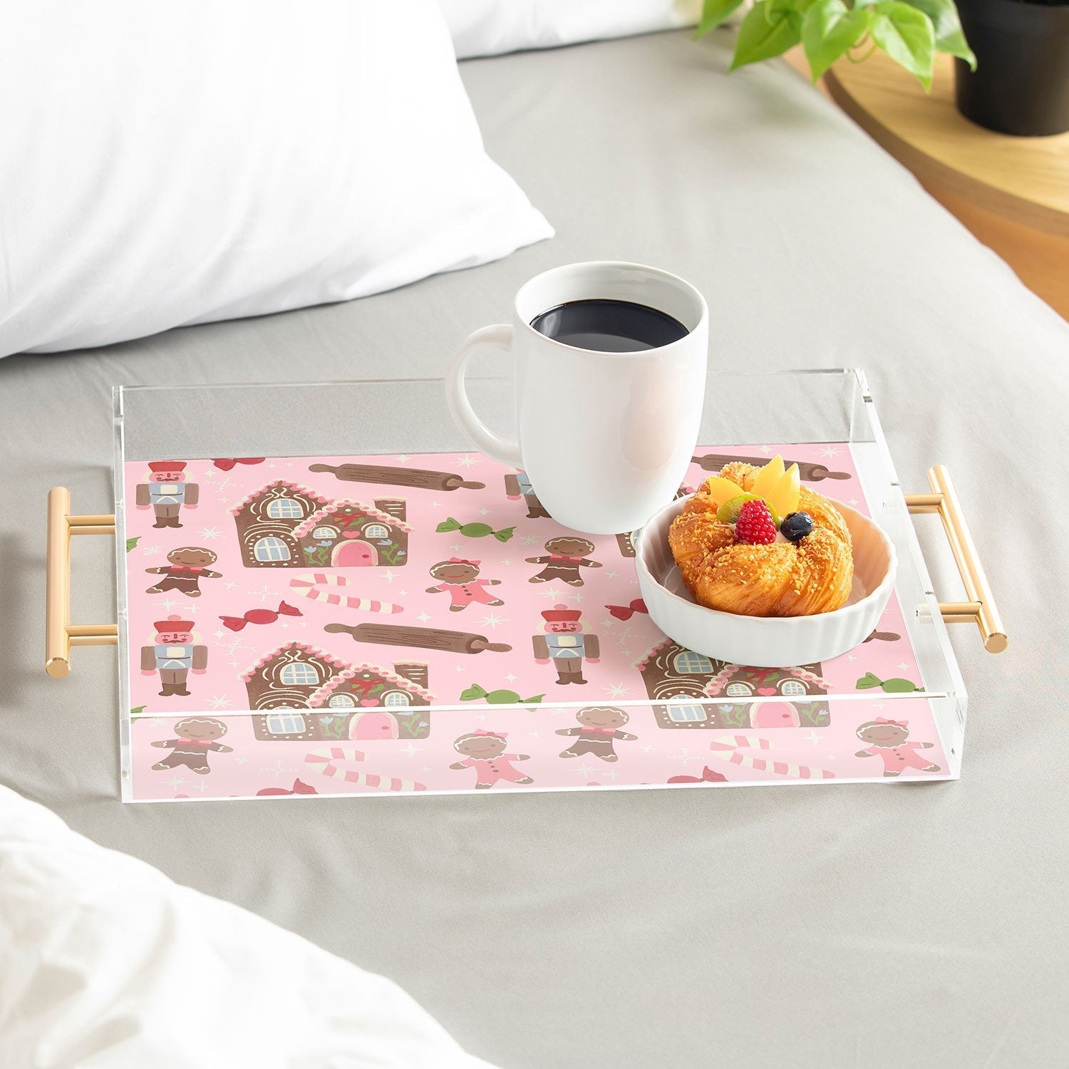 carriecantwell Sweet Christmas Holidays Acrylic Tray