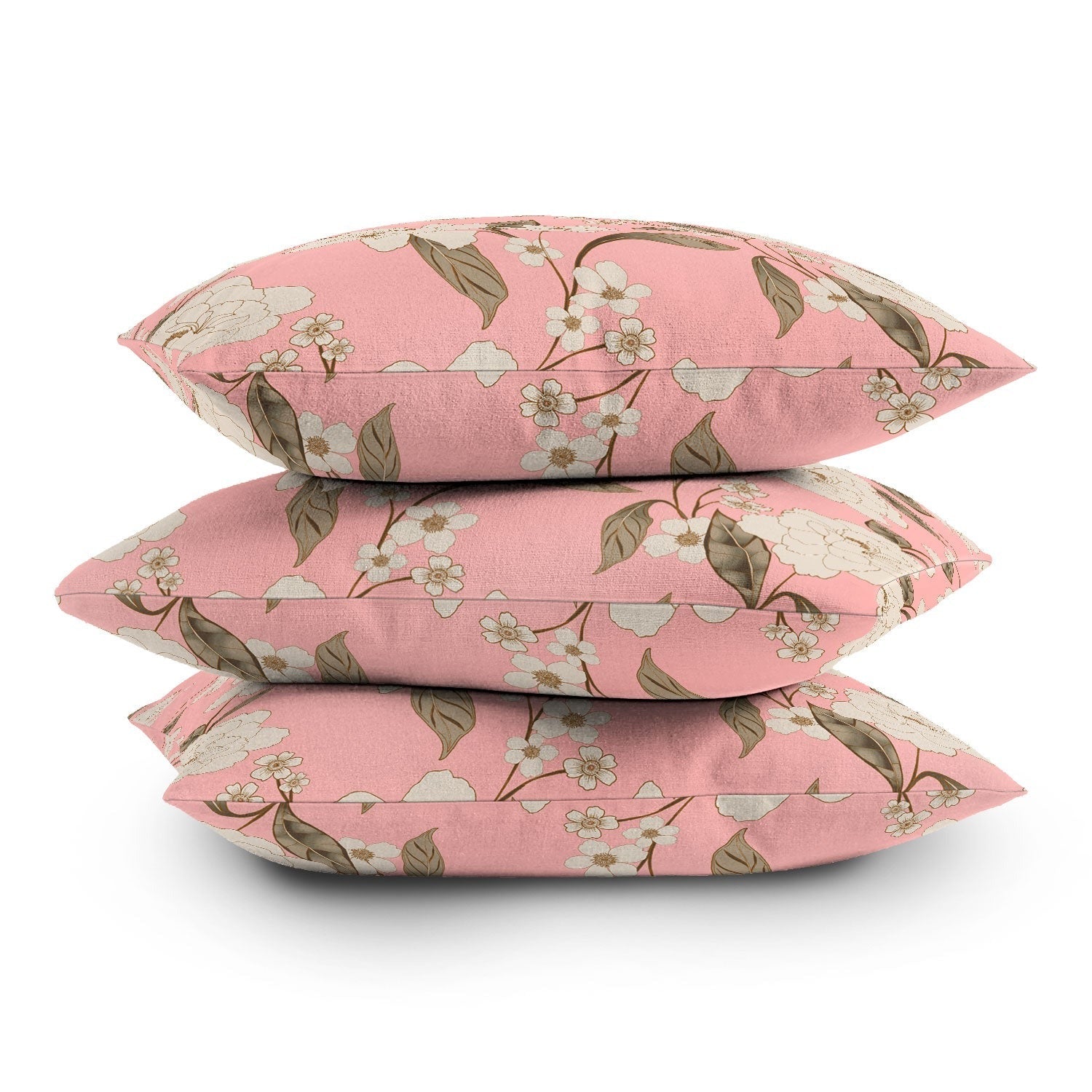 Gabriela Fuente Roberta in Pink Outdoor Throw Pillow