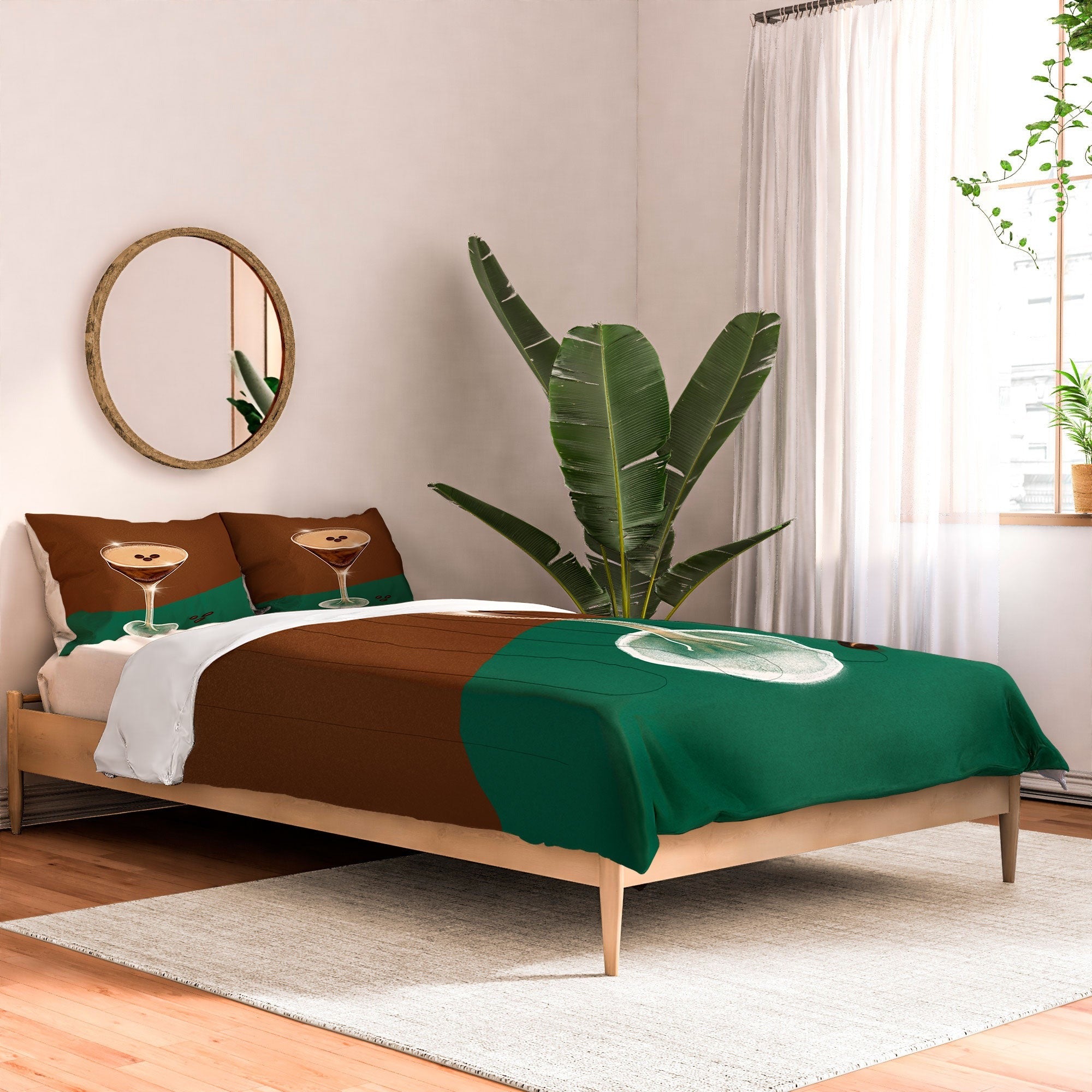 Design by Spark Expresso Martini Coffee Beans Comforter