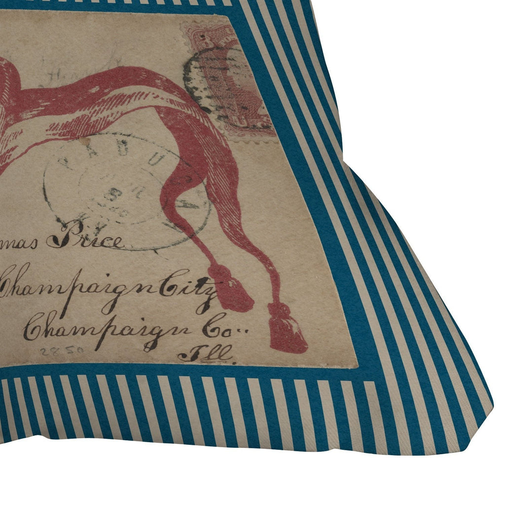 DENY Designs Civil War Envelopes Outdoor Throw Pillow