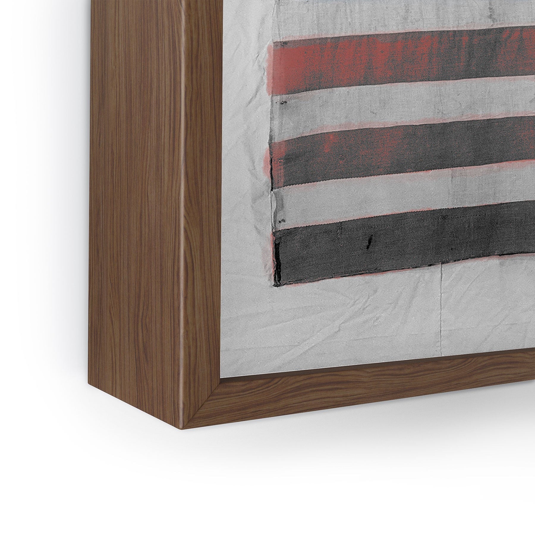DENY Designs Flag Attributed to Elizabeth Schuyler Hamilton Framed Mini Art Print