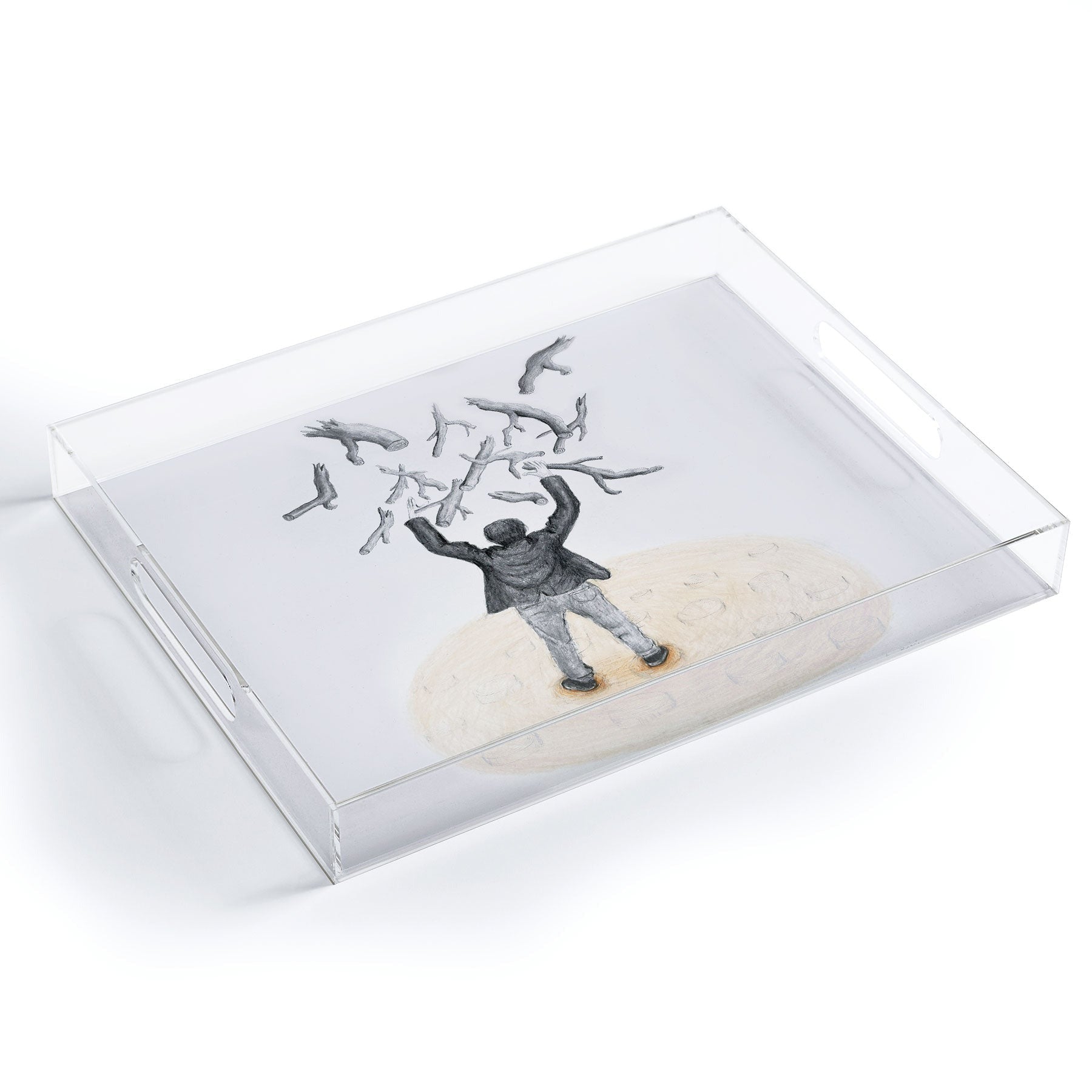 Coco de Paris Wood in the sky Acrylic Tray