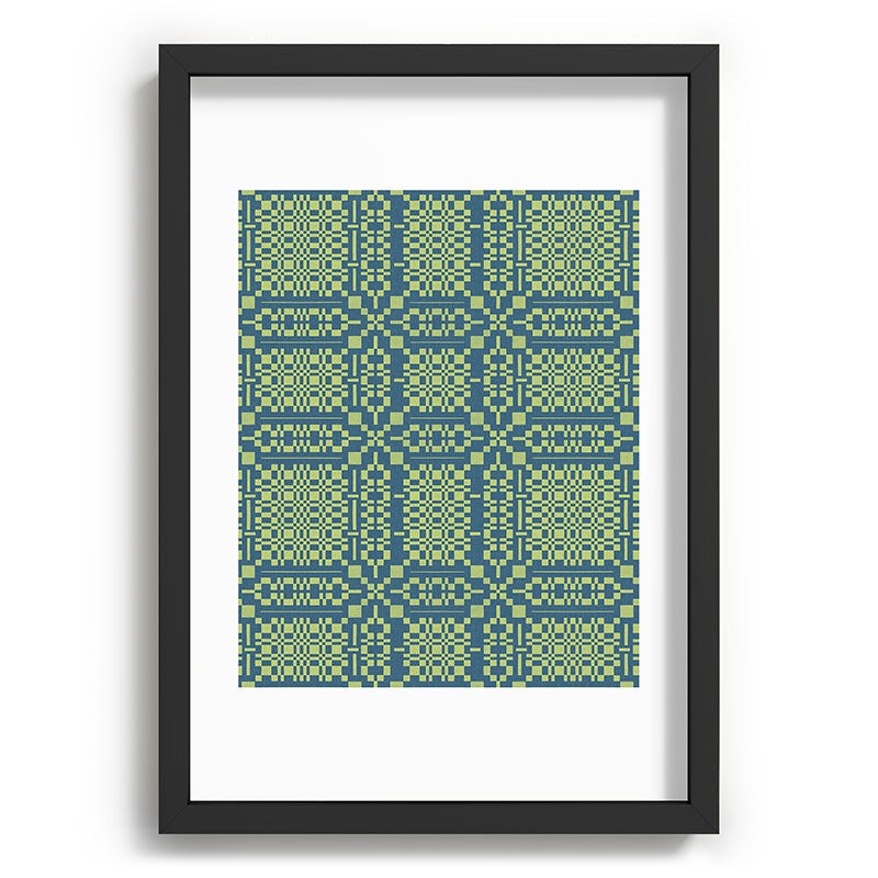 Marta Barragan Camarasa Nostalgic Grid Design Recessed Framing Rectangle