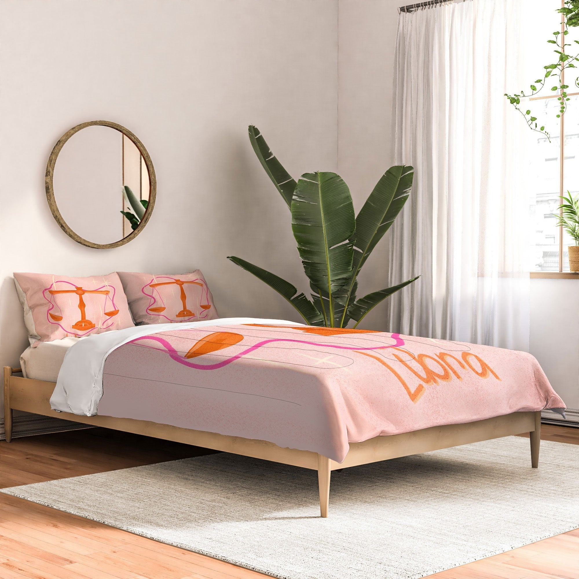 Little Om Zodiac Signs Libra Comforter
