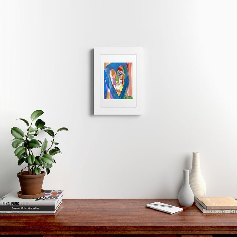 Natalie Baca Lucky in Love Framed Art Print
