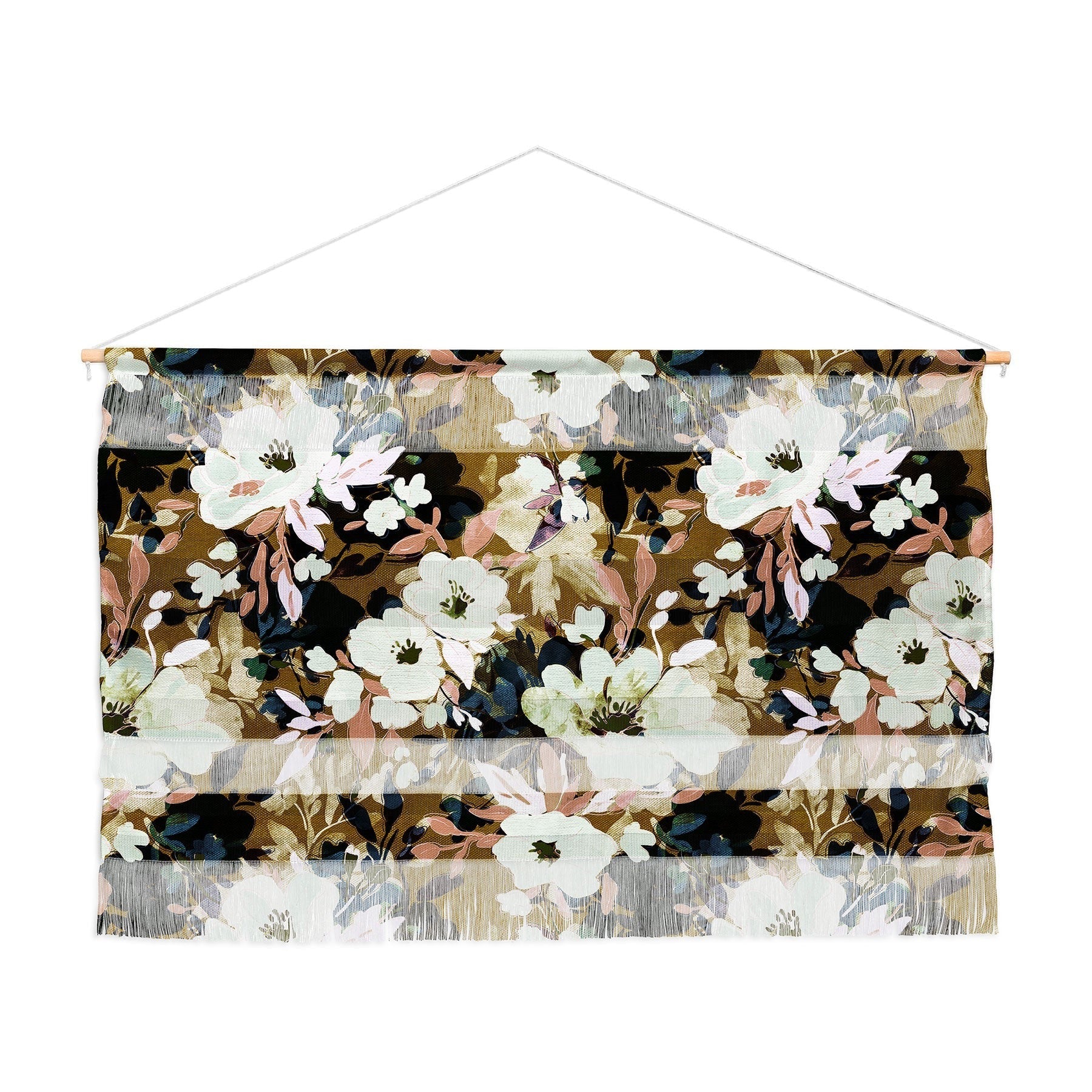 Marta Barragan Camarasa Romantic Floral Fusion Wall Hanging Landscape