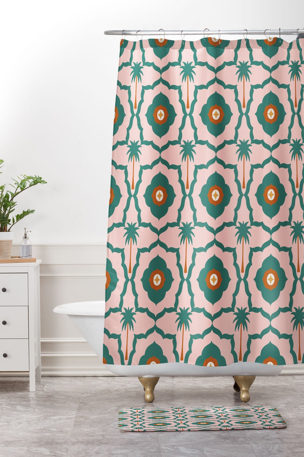 Design by Spark Mid Mod Palm Springs Memory Foam Bath Mat