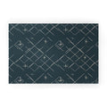 Little Om Starry Web navy Welcome Mat