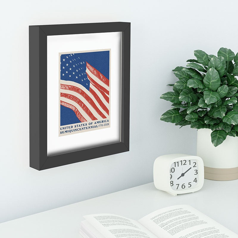 DENY Designs Stars n Stripes Semiquincentennial Recessed Framing Rectangle