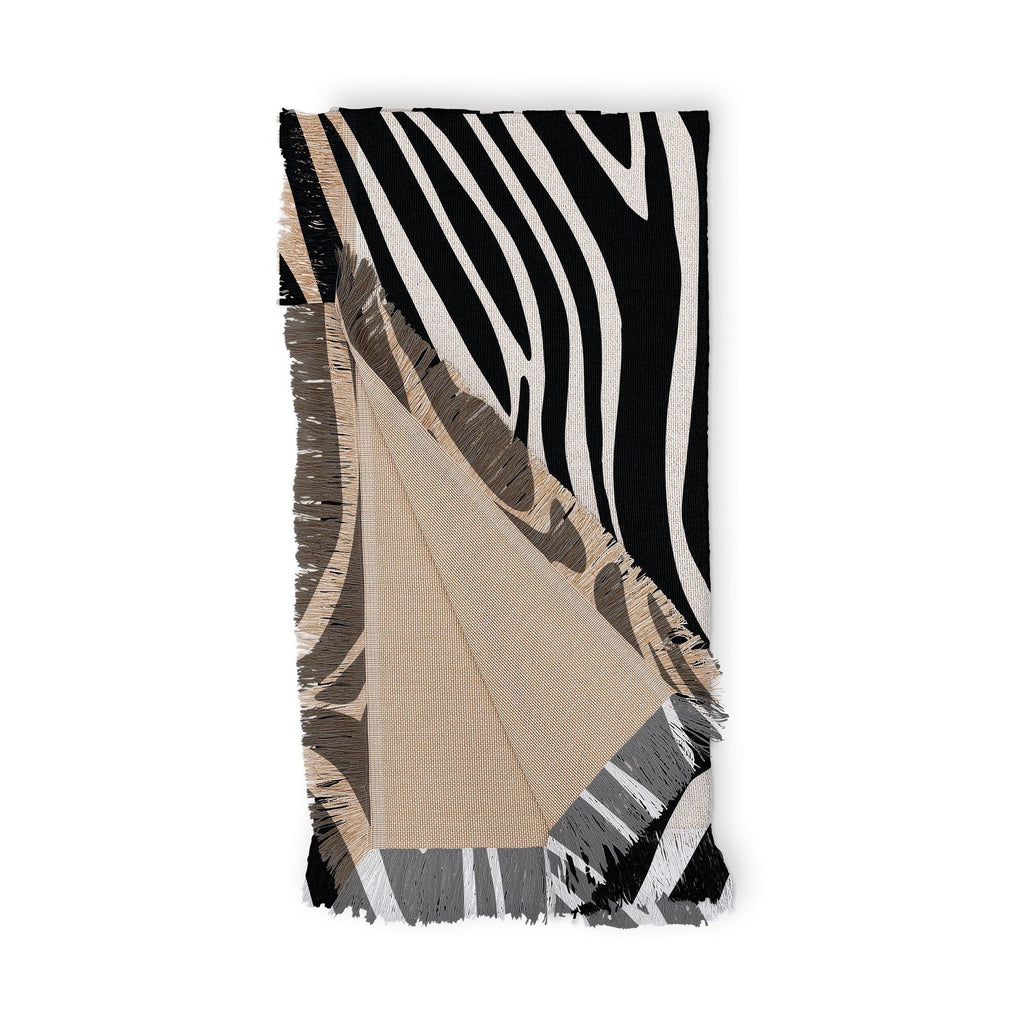 Jennifer Labre Wild Zebra Throw Blanket
