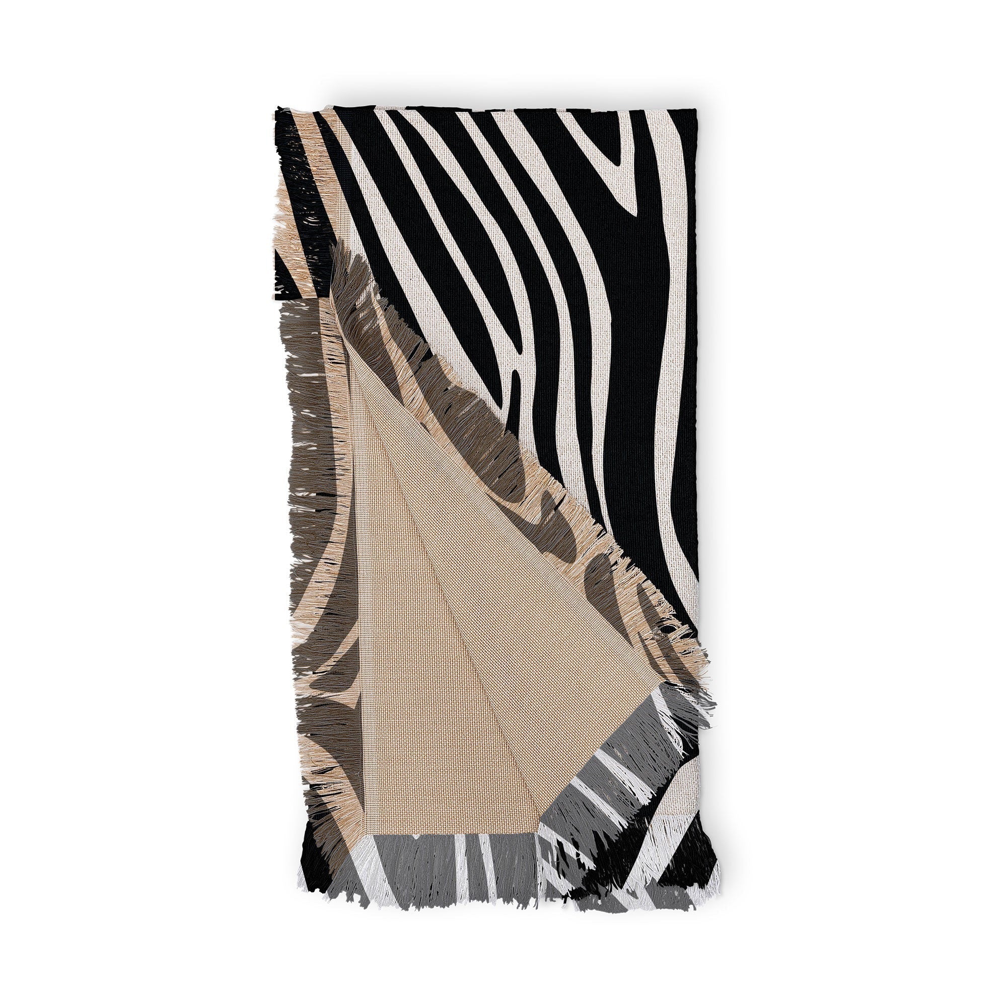 Jennifer Labre Wild Zebra Throw Blanket