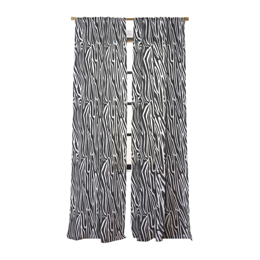 Jennifer Labre Wild Zebra Sheer Window Curtain