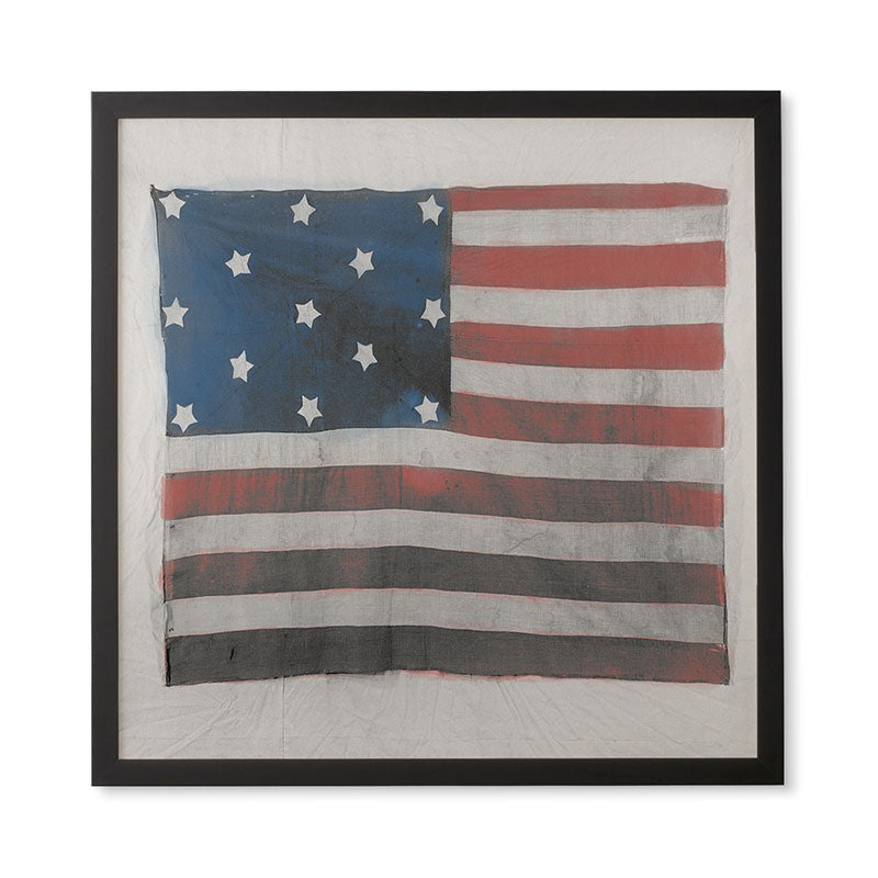 DENY Designs Flag Attributed to Elizabeth Schuyler Hamilton Framed Wall Art