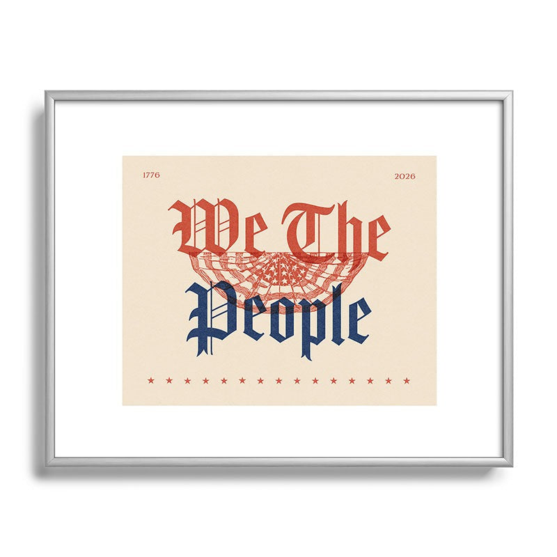 DENY Designs We The People ii Metal Framed Art Print