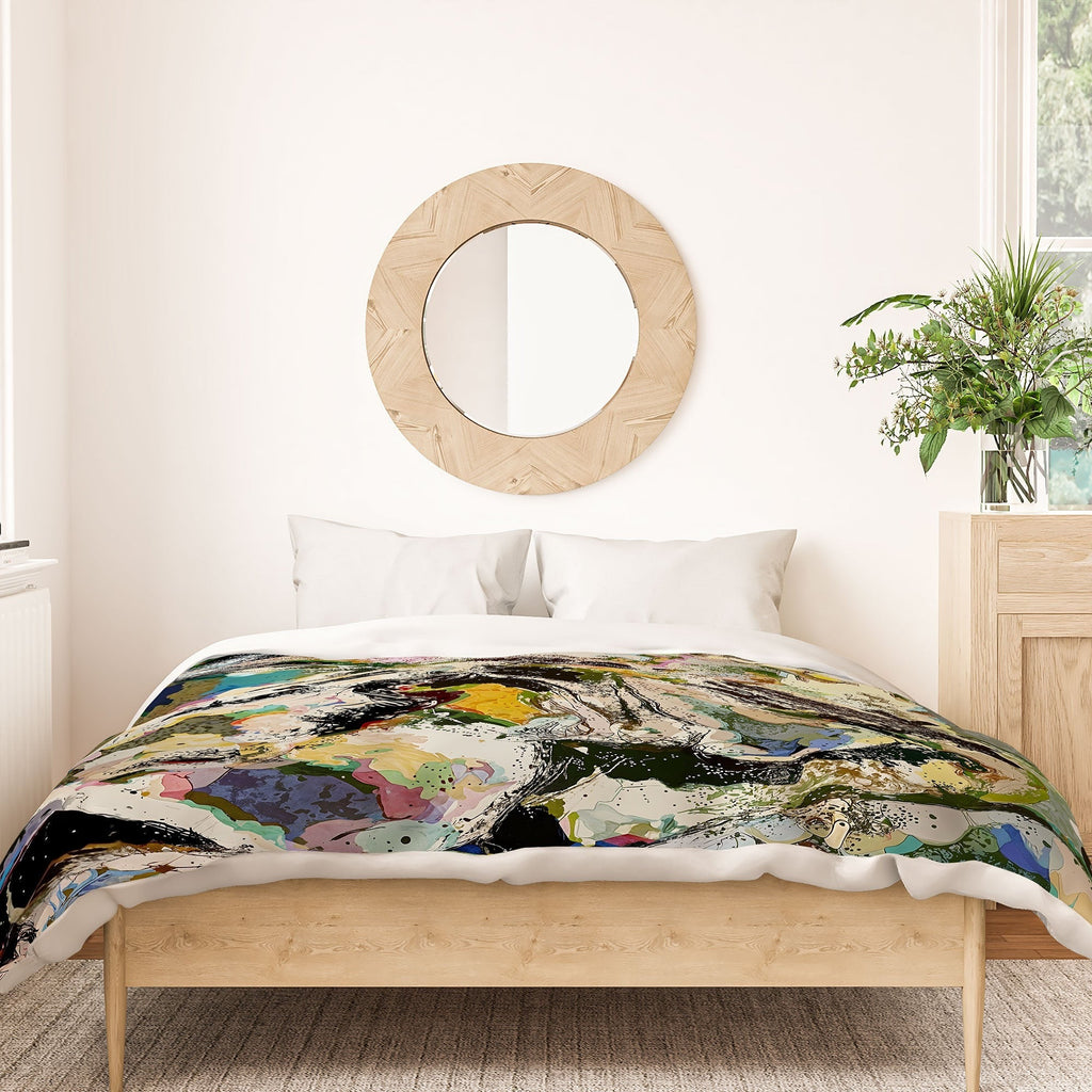83 Oranges Echoes Beneath the Surface Duvet Cover