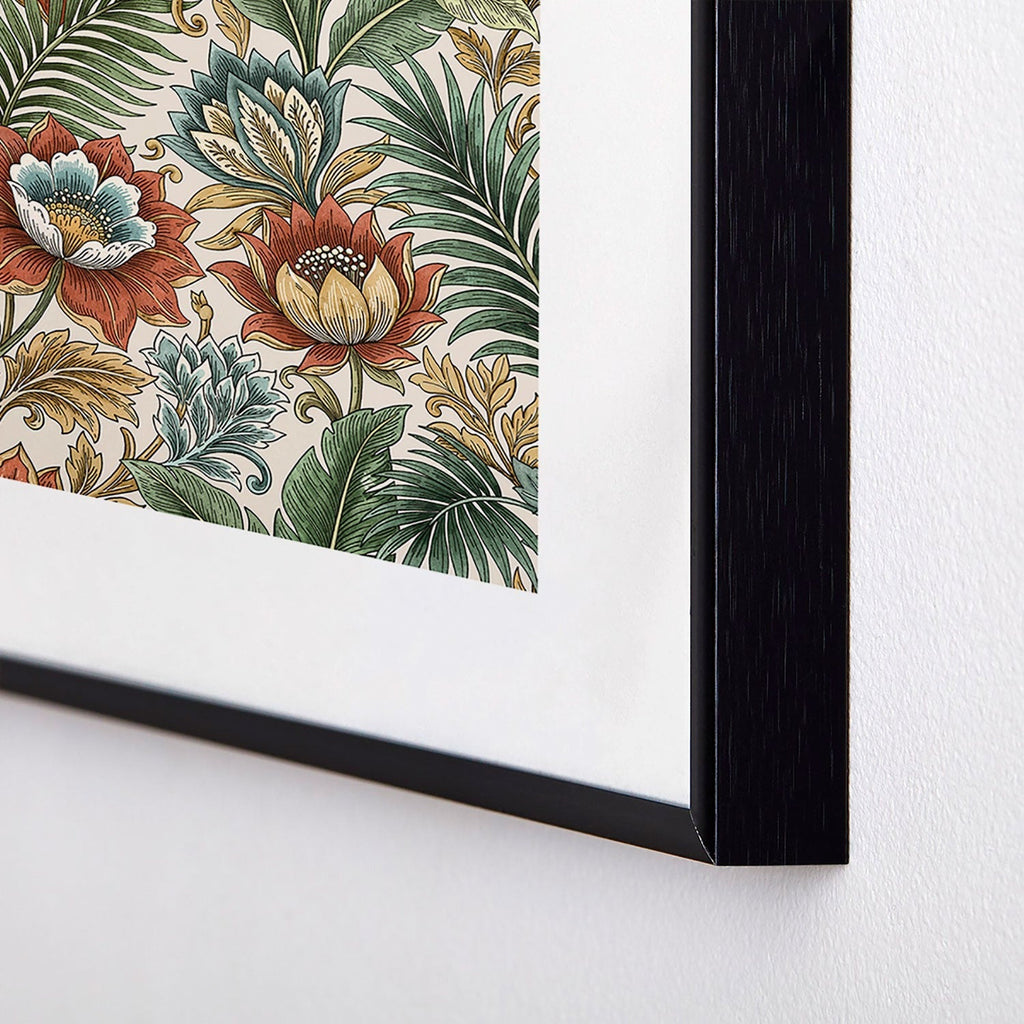 Marta Barragan Camarasa Retro Jungle Garden Metal Framed Art Print