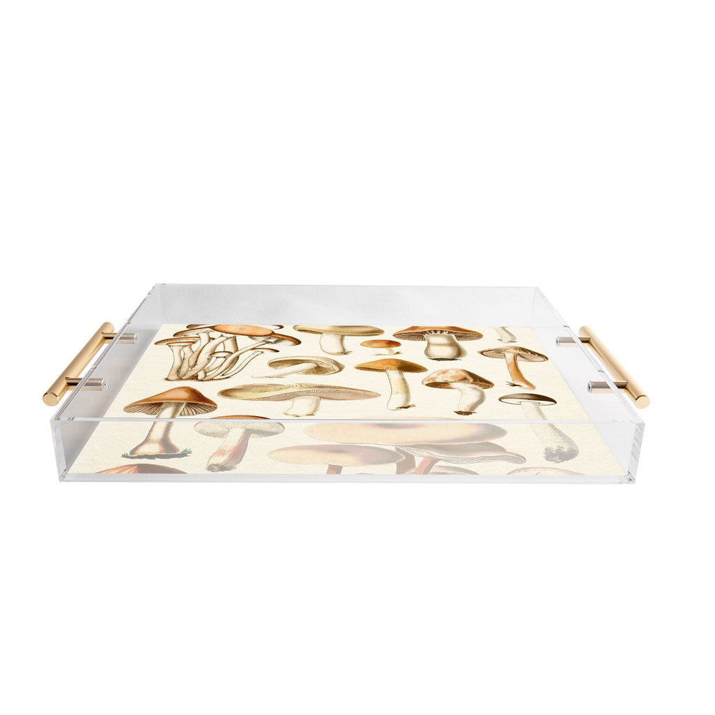 Gal Design Mushrooms Collection Acrylic Tray