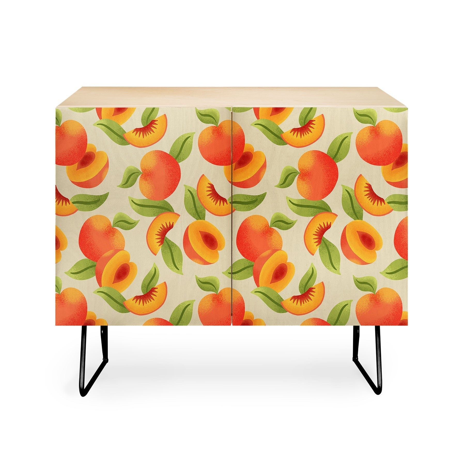Jessica Molina Peach Pattern Credenza