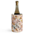Ninola Design Botanic Retreat Floral Oleander Whimsical Soft Pink Wine Chiller